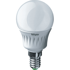 Лампа светодиодная Лампа светодиодная 94 478 NLL-P-G45-5-230-4K-E14 5Вт шар 4000К бел. E14 370лм 220-240В Navigator 94478