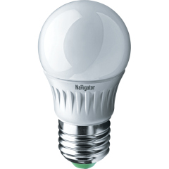 Лампа светодиодная Лампа светодиодная 94 479 NLL-P-G45-5-230-4K-E27 5Вт шар 4000К бел. E27 370лм 220-240В Navigator 94479