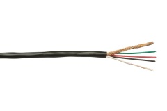 Кабель комбинированный ELETEC Комбинированный кабель Video+4х0,22 мм2 (аналог ШВЭП 5х0,22 мм2) наружный, 200 м