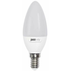 Лампа светодиодная PLED-SP C37 9Вт свеча 3000К тепл. бел. E14 820лм 230В JazzWay 2859457A