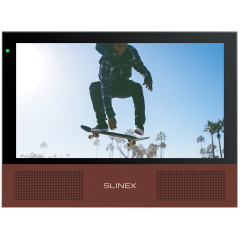 Монитор видеодомофона с памятью Slinex Sonik 7(Black+Pink Gold)
