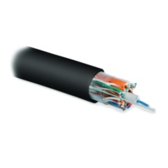 Кабели Ethernet Hyperline UUTP25W-C5-S24-OUT-PE-BK