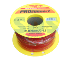 PROCONNECT Кабель с экраном КСВЭВнг(А)-LS 2х0,5мм, (0,22мм²), 100м (01-4633)