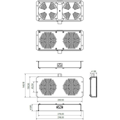 Hyperline TFAB-T2FR-RAL9004