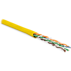 Hyperline UUTP4-C5E-P24-IN-LSZH-YL-100