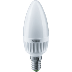 Лампа светодиодная Лампа светодиодная 94 492 NLL-C37-7-230-4K-E14-FR 7Вт свеча 4000К бел. E14 560лм 176-264В Navigator 94492