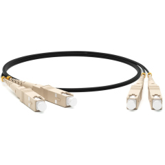Патч-корды оптические Hyperline FC-D2-50-SC/PR-SC/PR-H-30M-LSZH-BK