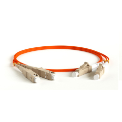 Патч-корды оптические Hyperline FC-D2-62-LC/PR-SC/PR-H-20M-LSZH-OR