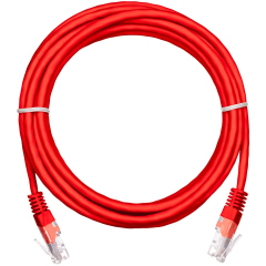 Патч-корды медные NETLAN EC-PC4UD55B-BC-PVC-050-RD-10