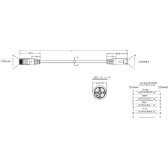 Hyperline PC-LPM-STP-RJ45-RJ45-C5e-5M-LSZH-RD