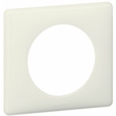 Рамки, адаптеры и декоративные элементы для ЭУИ Legrand Celiane2 Перкаль белый Рамка 1-я (2 мод) (066701)