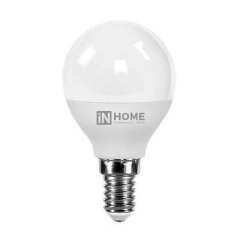 Лампа светодиодная Лампа светодиодная LED-ШАР-VC 8Вт 230В E14 3000К 720лм IN HOME 4690612020549