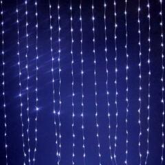 Освещение иллюминационное Гирлянда "Занавес-водопад" LDCL300C-B 300 син. светодиодов 1.5х2.2м внутр. SHLights 4690601043627