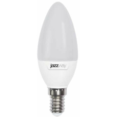 Лампа светодиодная PLED-SP C37 7Вт свеча 3000К тепл. бел. E14 530лм 230В JazzWay 1027818-2