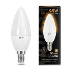 Лампа светодиодная Лампа светодиодная Black Candle E14 9.5Вт 3000К Gauss 103101110