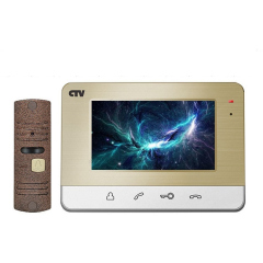 Комплекты видеодомофона CTV-DP401 Ch