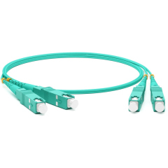 Патч-корды оптические Hyperline FC-D2-503-SC/PR-SC/PR-H-15M-LSZH-AQ