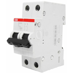 Выключатель автоматический модульный ABB SH202L Автоматический выключатель 2P 10А (С) 4,5kA (2CDS242001R0104)