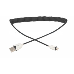 REXANT USB кабель универсальный microUSB шнур витой 1,5М черный (18-4300)