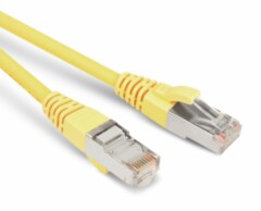 Патч-корды медные Hyperline PC-LPM-STP-RJ45-RJ45-C5e-3M-LSZH-YL