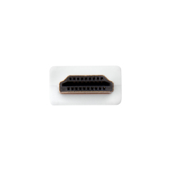 Кабель HDMI - HDMI 1.4, 1,5м, Gold, белый REXANT (17-6203-1)