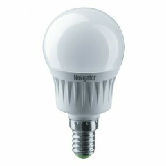 Лампа светодиодная Лампа светодиодная 94 468 NLL-G45-7-230-4K-E14 7Вт шар 4000К бел. E14 560лм 176-264В Navigator 94468