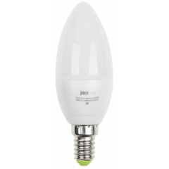 Лампа светодиодная Лампа светодиодная PLED-ECO-C37 5Вт свеча 4000К бел. E14 400лм 220-240В JazzWay 1036865A