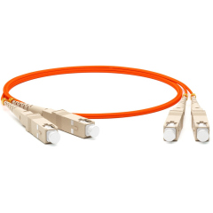 Патч-корды оптические Hyperline FC-D2-62-SC/PR-SC/PR-H-15M-LSZH-OR