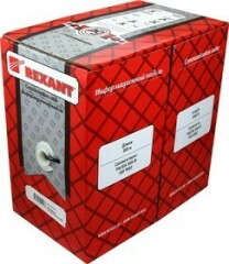 Кабели Ethernet REXANT Кабель SFTP 4PR 24AWG CAT5e 305м STRANDED (01-0343)