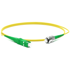 Патч-корды оптические Hyperline FC-S2-9-SC/AR-ST/AR-H-2M-LSZH-YL