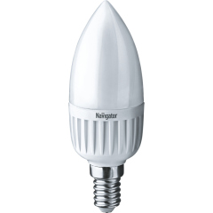 Лампа светодиодная Лампа светодиодная 94 482 NLL-P-C37-5-230-4K-E14-FR 5Вт свеча 4000К бел. E14 370лм 220-240В Navigator 94482