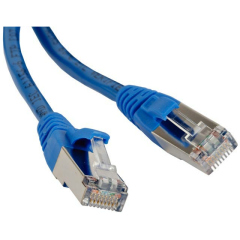 Патч-корды медные Hyperline PC-LPM-STP-RJ45-RJ45-C6-5M-LSZH-BL