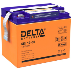 Аккумуляторы Delta GEL 12-33
