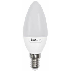 Лампа светодиодная Лампа светодиодная PLED-SP C37 7Вт свеча 5000К холод. бел. E14 560лм 230В JazzWay 1027832-2