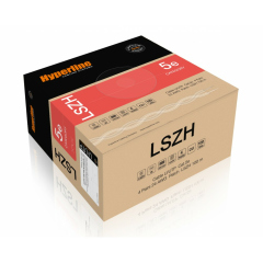 Hyperline UUTP4-C5E-P24-IN-LSZH-YL-100