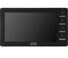 Монитор видеодомофона с памятью CTV-M1701 Plus чёрный