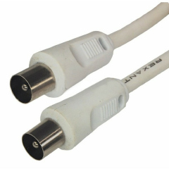 Соединительные кабели REXANT Шнур TV Plug - TV Plug 1.5М Белый (18-0102)