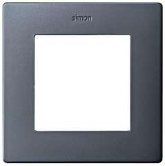 Рамка декоративная для электроустановочных устройств Рамка 1-м Simon24 графит 2400610-038