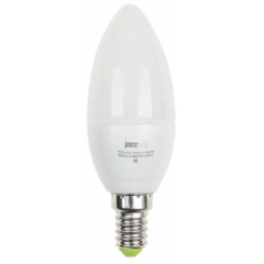 Лампа светодиодная Лампа светодиодная PLED-ECO-C37 5Вт свеча 4000К бел. E27 400лм 230В JazzWay 2855329A
