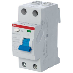 Устройство защитного отключения (УЗО) Выключатель дифференциального тока (УЗО) 2п 16А 10мА тип AC F202 ABB 2CSF202001R0160